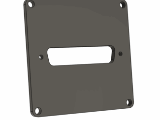 DAAR Montageplaat Sub-D 25p
